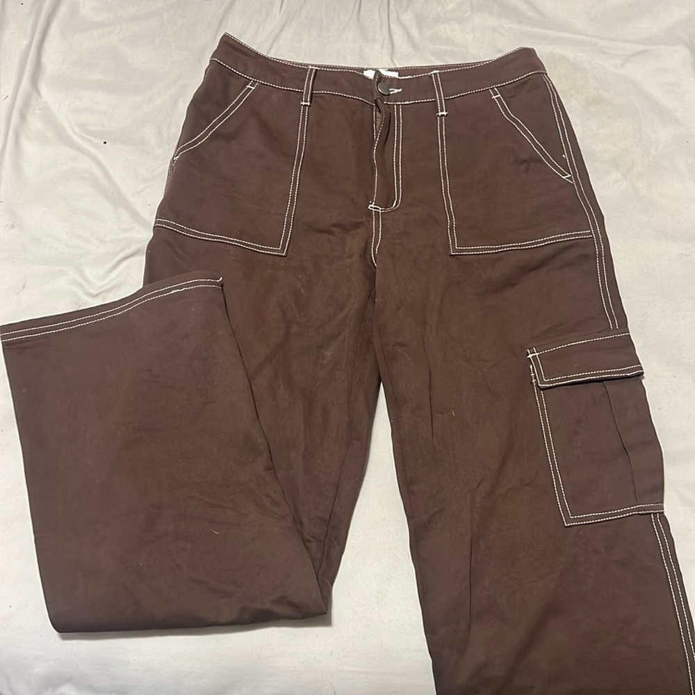 Brown Cargo Pants